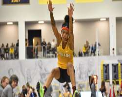 She has a rich sports career in Track and Field and she also participated in NCAA championships She has a rich sports career in Track and Field and she also participated in NCAA championships.